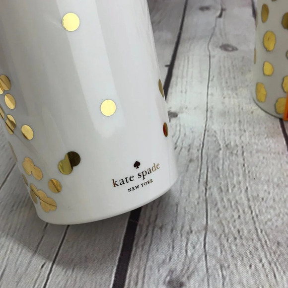 kate spade travel tumbler with straw ONLY designer preppy - Picture 4 of 4